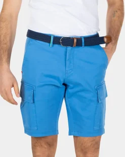 Katoen stretch cargo shorts