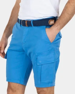Katoen stretch cargo shorts