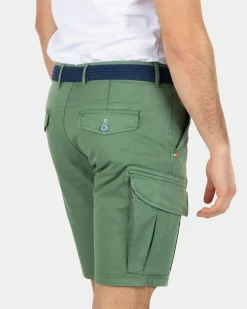 Katoen stretch cargo shorts - Active Army