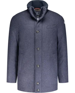 Klassieke navy tweed jas - Winter Navy