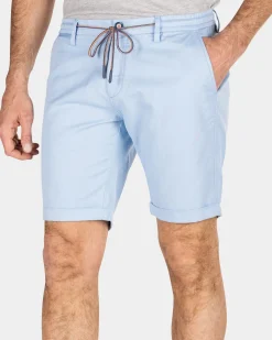 Korte broek met linnen - Light Sky