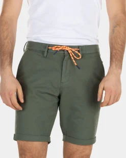 Korte chino van linnen - High Summer Army