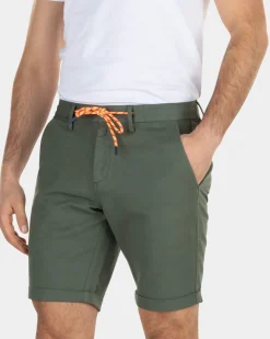 Korte chino van linnen - High Summer Army