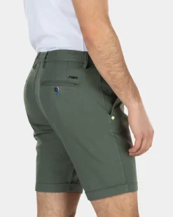 Korte chino van linnen - High Summer Army