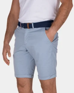 Korte stretch chino Whale Bay - Dusk Blue