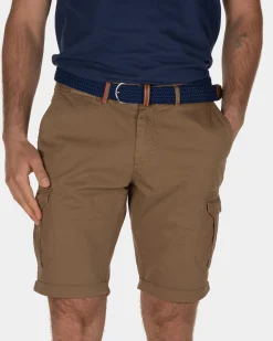 Larry Bay cargo shorts - Tobacco Brown