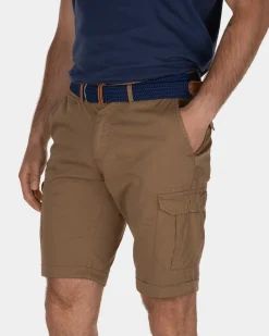 Larry Bay cargo shorts - Tobacco Brown