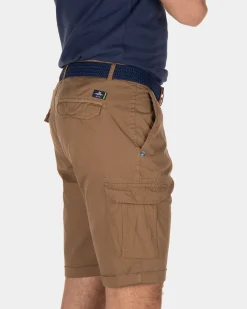 Larry Bay cargo shorts - Tobacco Brown