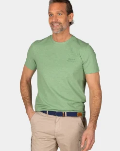 Legergroen t-shirt met elastaan