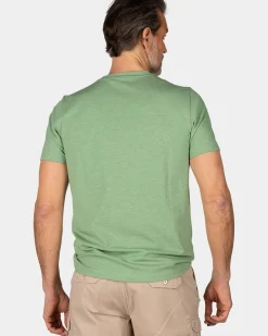 Legergroen t-shirt met elastaan