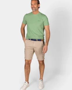 Legergroen t-shirt met elastaan