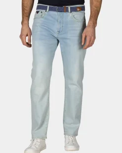 Lichtblauwe jeans met stretch