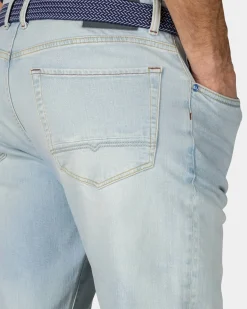 Lichtblauwe jeans met stretch