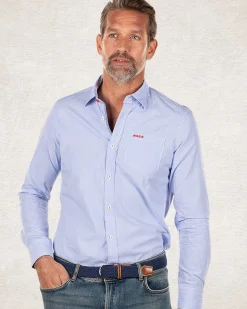 Lichtblauw katoenen overhemd - Light Blue