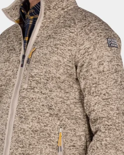Lichtbruin fleece vest - Chestnut