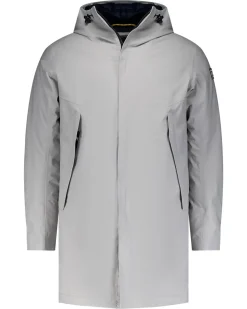 Lichtgrijze parka jas - Birch Grey Melange