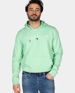 Lichtgroene hoodie
