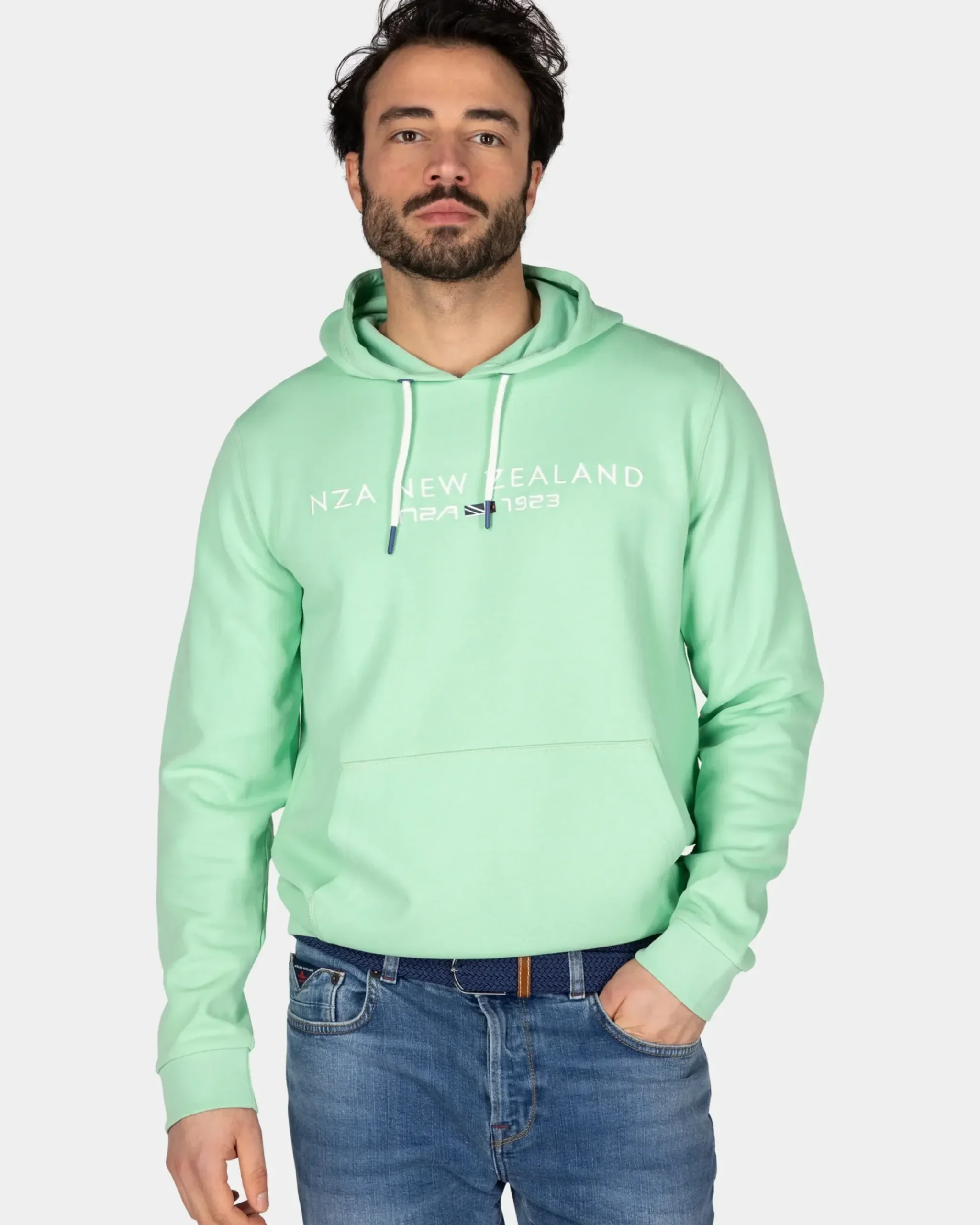 Lichtgroene hoodie
