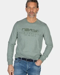 Lichtgroene katoenen longsleeve