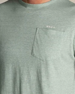 Lichtgroen linnen T-shirt