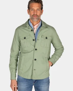 Lichtgroen overshirt