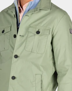 Lichtgroen overshirt