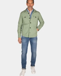 Lichtgroen overshirt