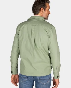 Lichtgroen overshirt