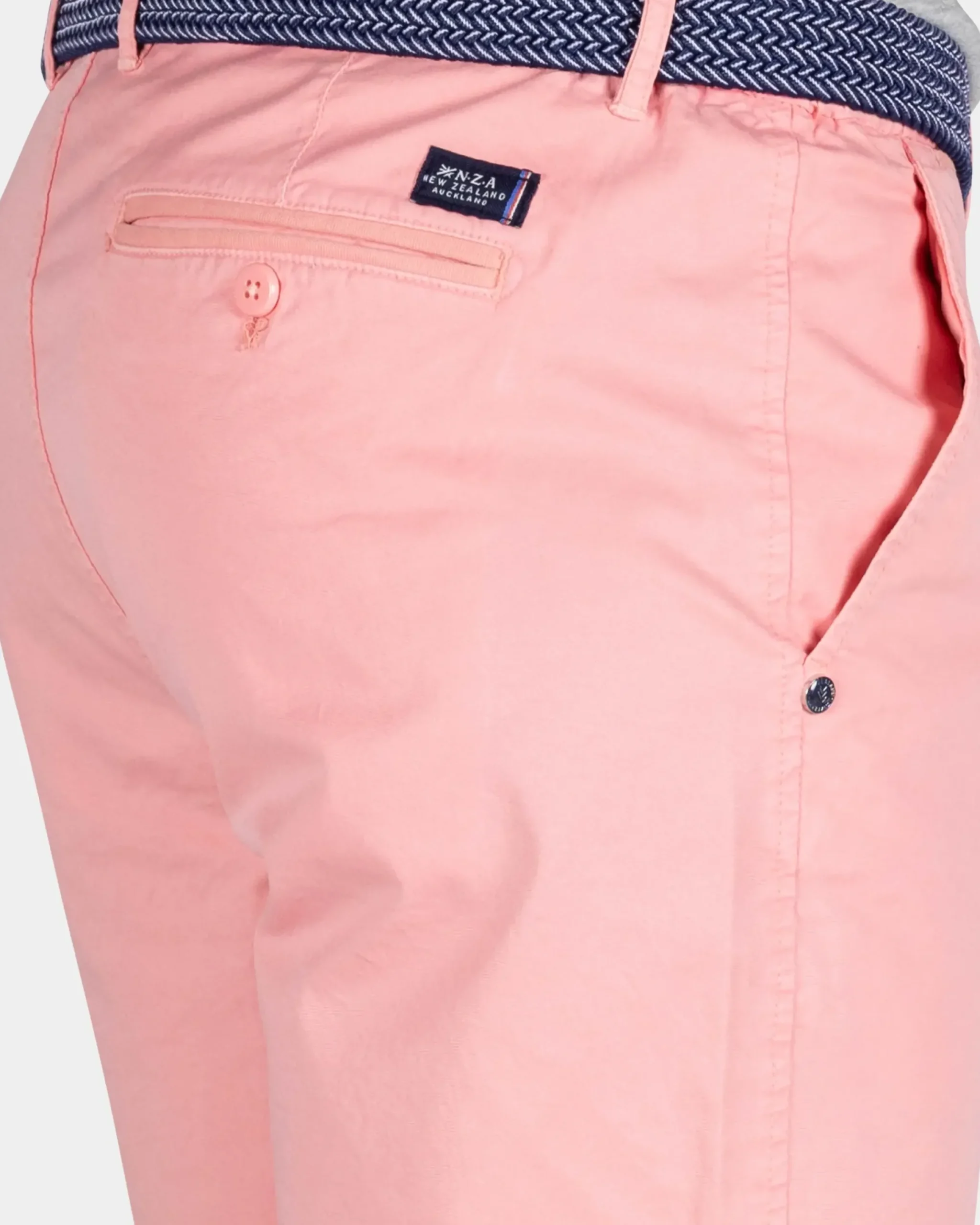 Lichtroze katoenen chino short