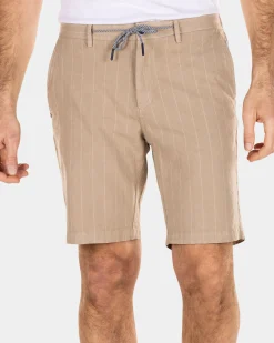 Linnen korte chino - Shimmering Sand