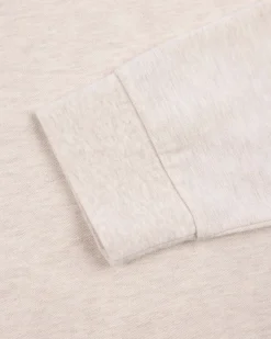 Longsleeve katoenen beige polo