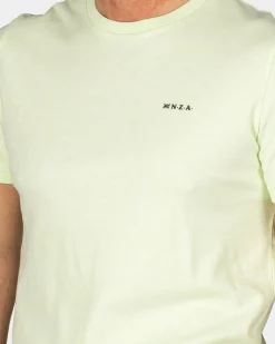 Mintgroen effen t-shirt van organisch katoen