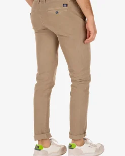 Napier Corduroy chino broek - Sand Stone