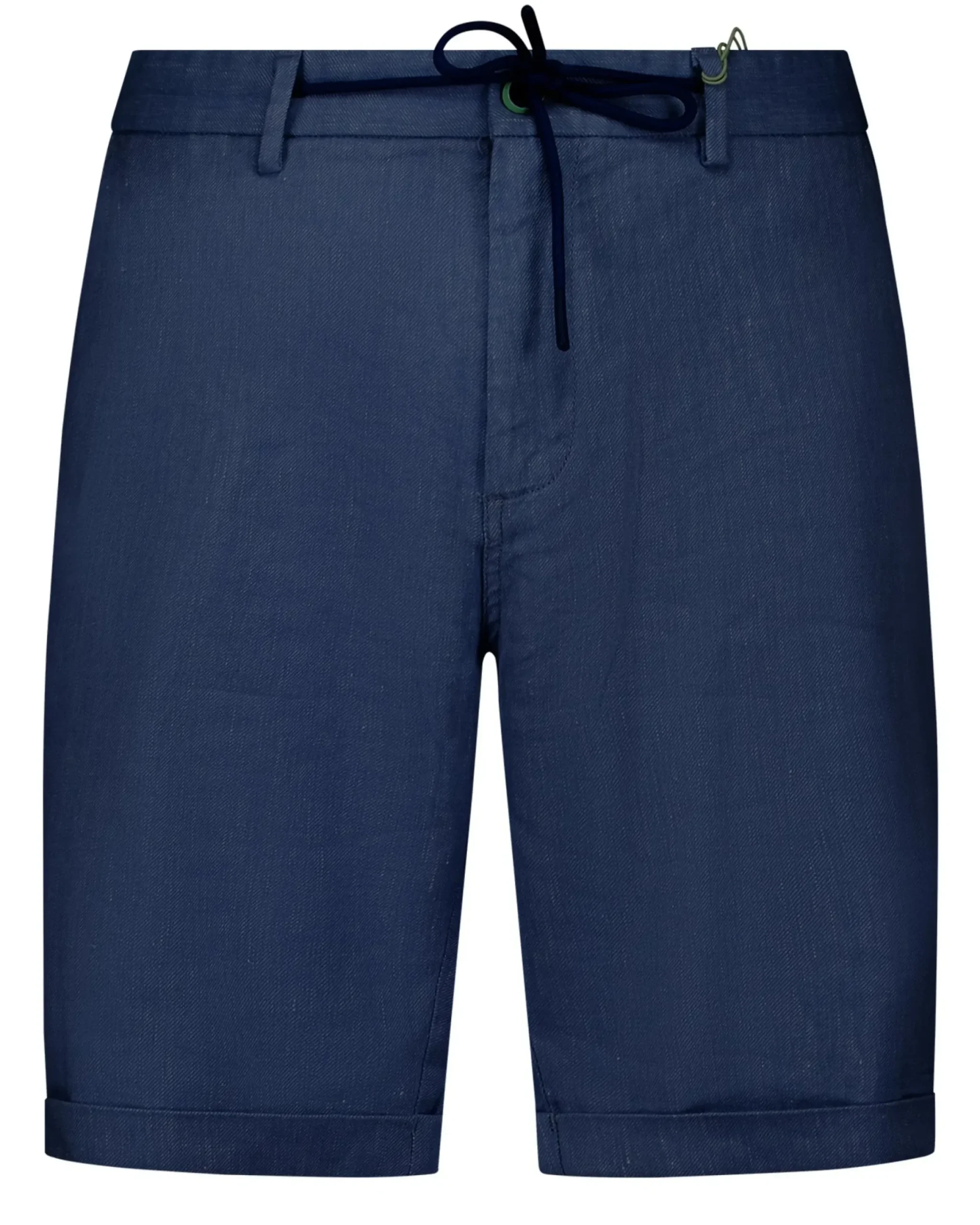 Navy linnen stretch short