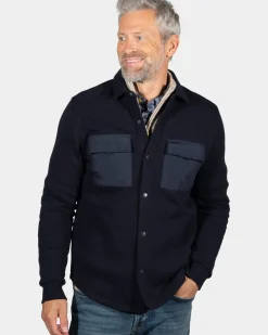 Navy overhemd Otakou - Ink Navy