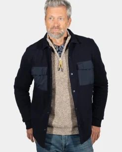 Navy overhemd Otakou - Ink Navy