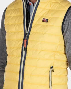 Nylon bodywarmer - Iguana yellow