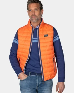 Oranje bodywarmer