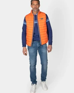 Oranje bodywarmer