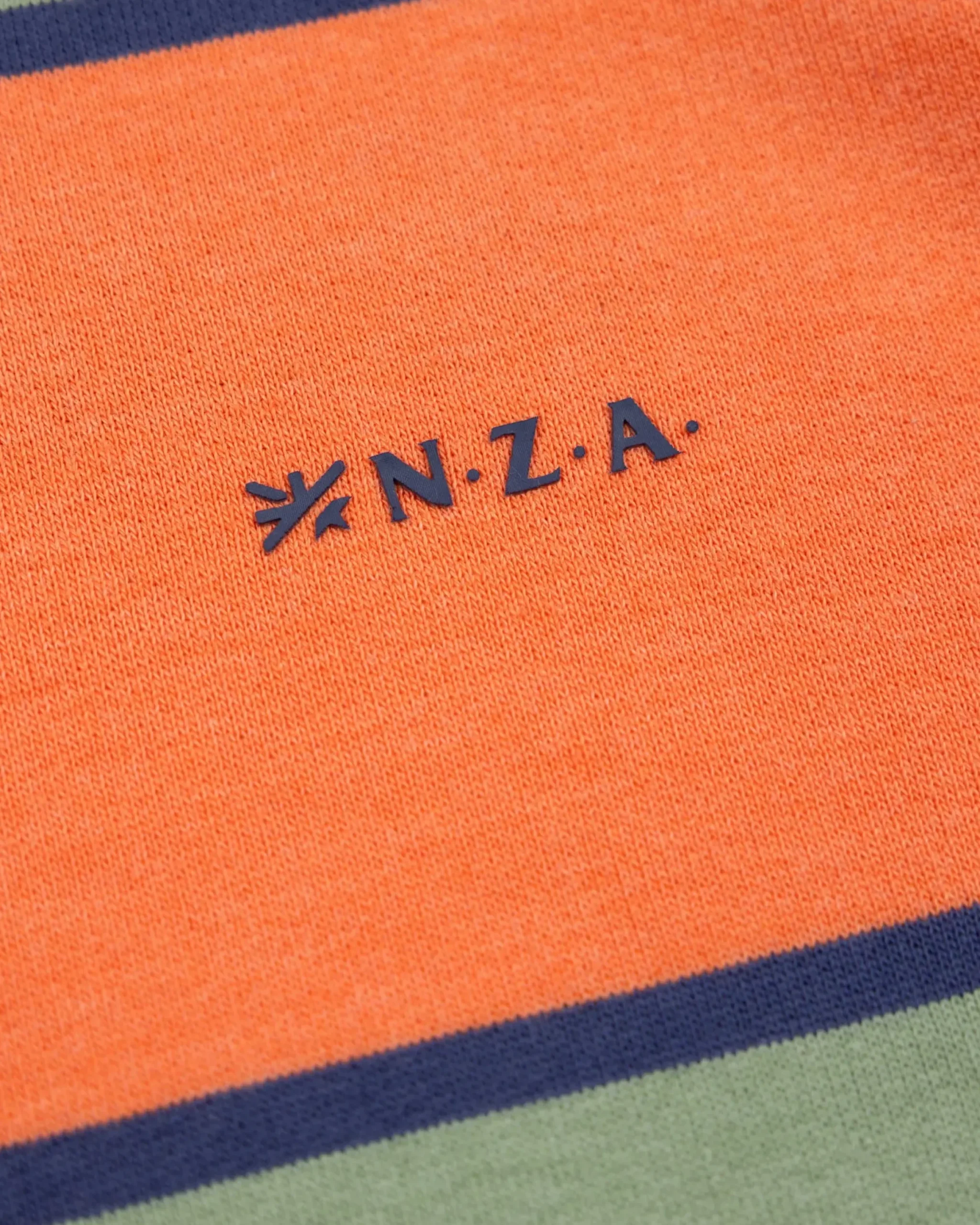 Oranje gestreepte hoodie