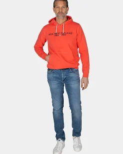 Oranje hoodie