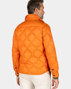 Oranje korte jas - Almond Orange