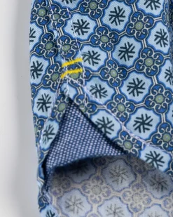 Overhemd met lange mouwen en print Rotootuaura - Ink Navy