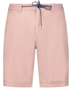 Pastelroze linnen stretch short