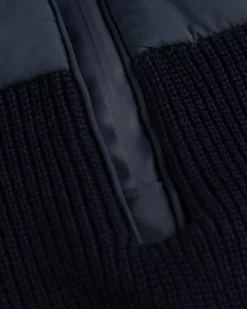Pullover met halve rits Trinity - Ink Navy