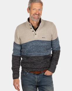 Pullover met knopen Price - Dusty Ecru