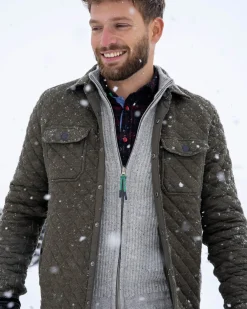 Ribgebreid vest Dry - Dusty Ecru