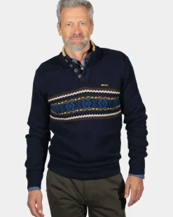 Schipperstrui Fraser - Ink Navy