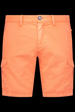 Shorts met linnen - Fresh Orange