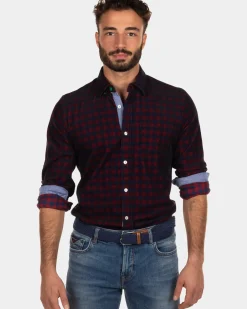 Sparrow corduroy blouse - Cardinal Red